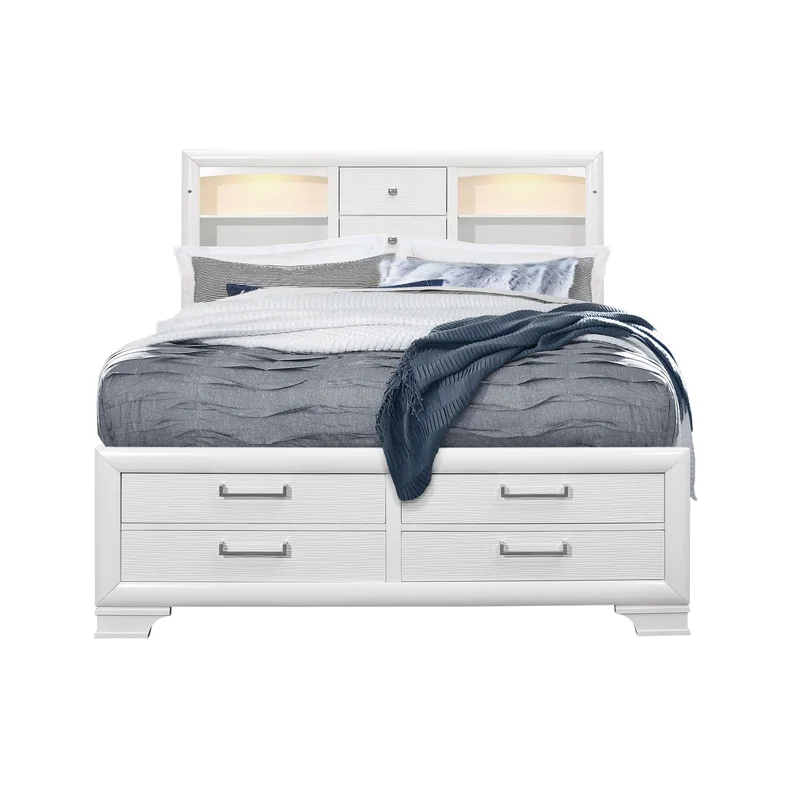 Jordyn - Full Bed - White