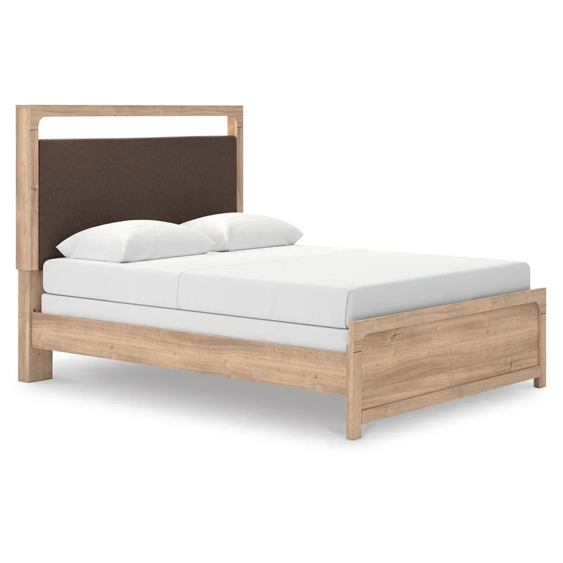 Kinlanni Queen Upholstered Panel Bed