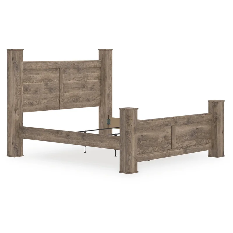 Rusticott King Poster Bed