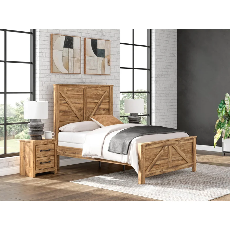 Ashley Express - Maystonna Queen Crossbuck Panel Bed