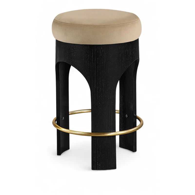Bocceli - Counter Stool - Black Base