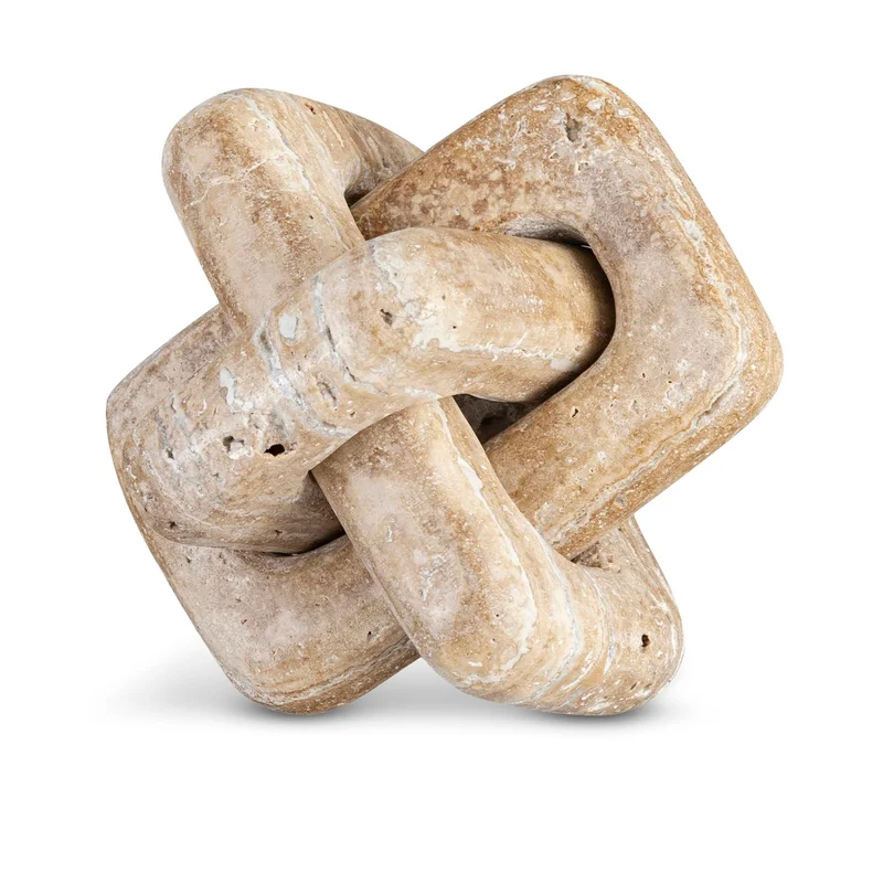 Bond - Travertine Decorative Knot - Natural