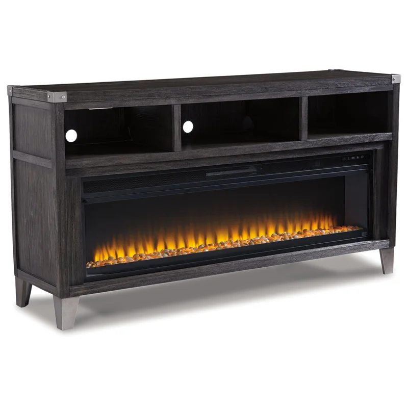 Todoe 65" TV Stand with Electric Fireplace