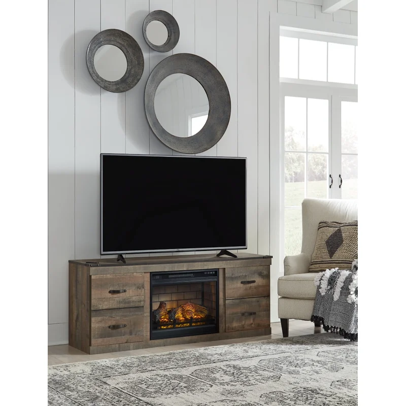 Trinell TV Stand with Electric Fireplace