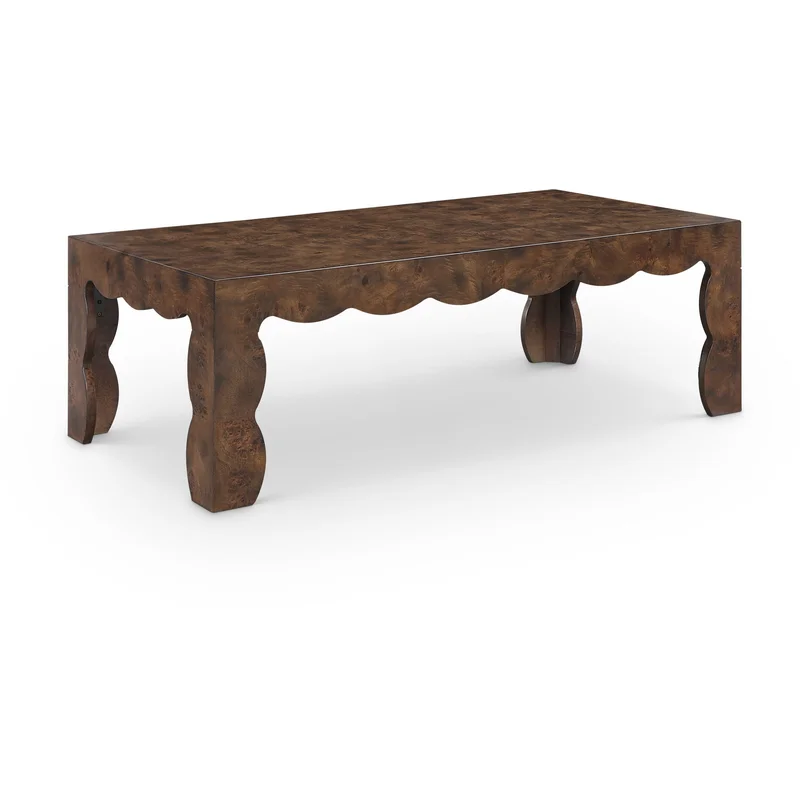 Vassa - Burl Veneer Coffee Table