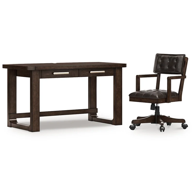 Breckington Home Office Desk with Chair