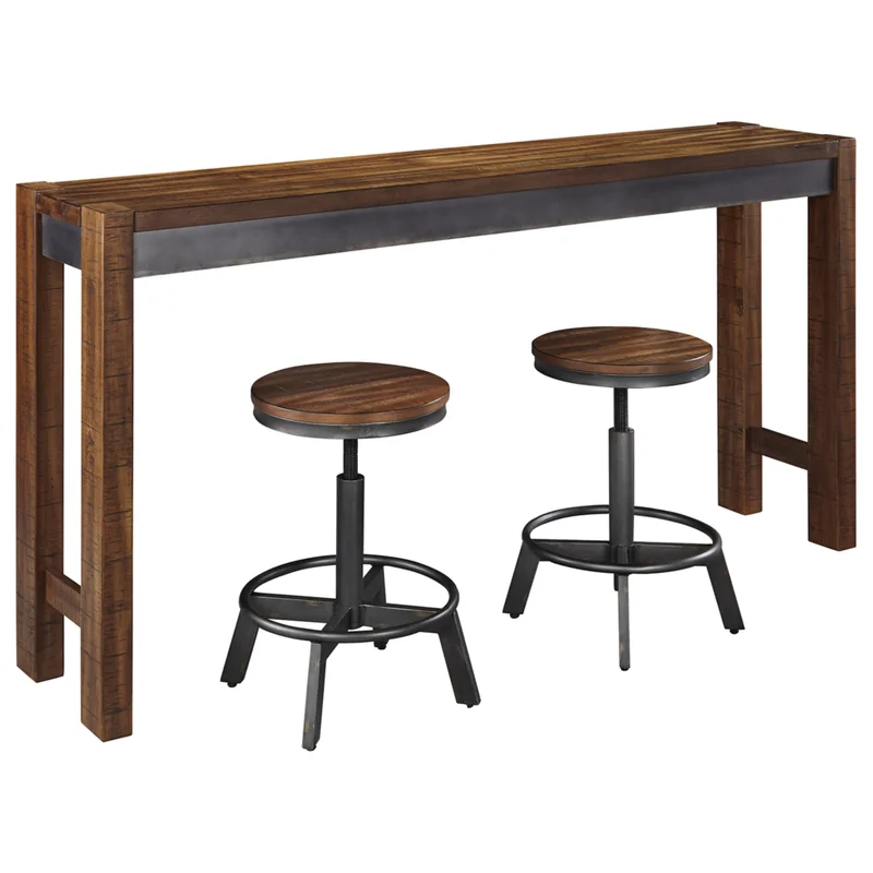 Torjin Counter Height Dining Table and 2 Barstools