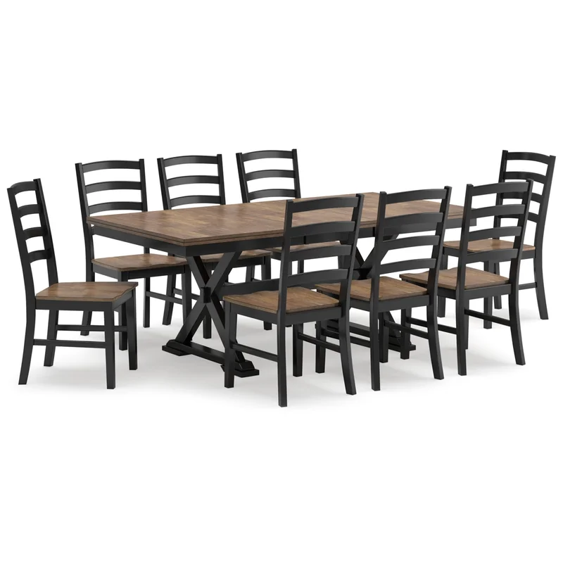 Wildenauer Dining Table and 8 Chairs