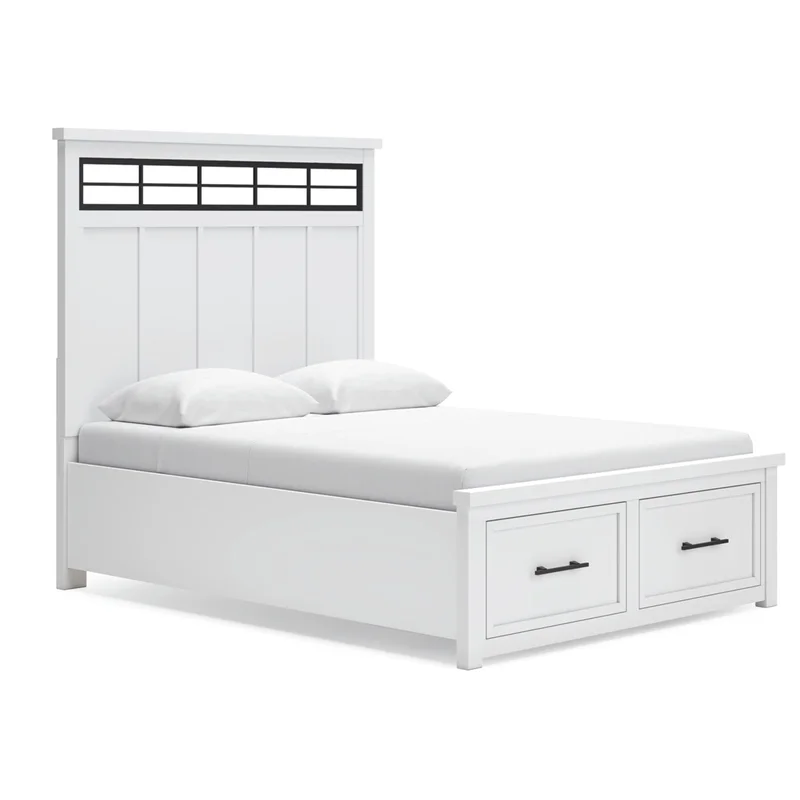 Ashbryn Queen Panel Storage Bed
