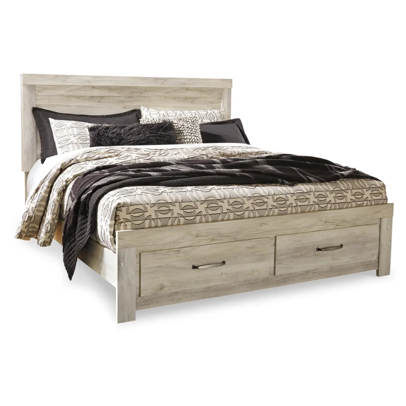 Bellaby King Platform Bed with 2 Storage Drawers