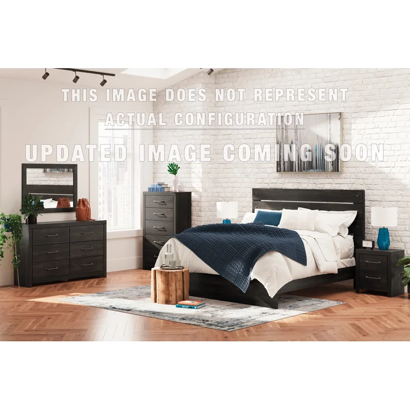 Delmorta King Panel Bed with Storage