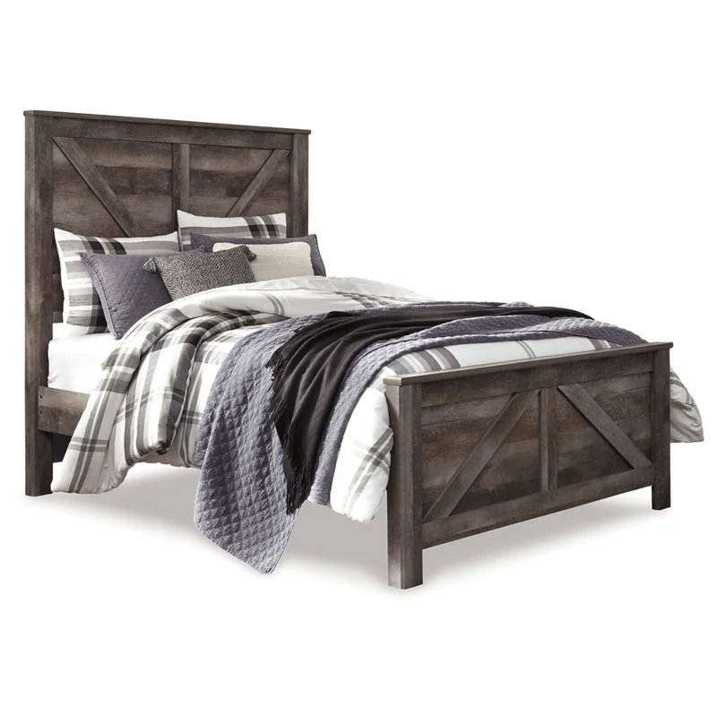 Wynnlow Queen Crossbuck Panel Bed