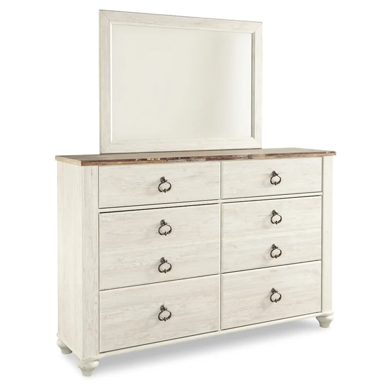 Willowton Dresser and Mirror