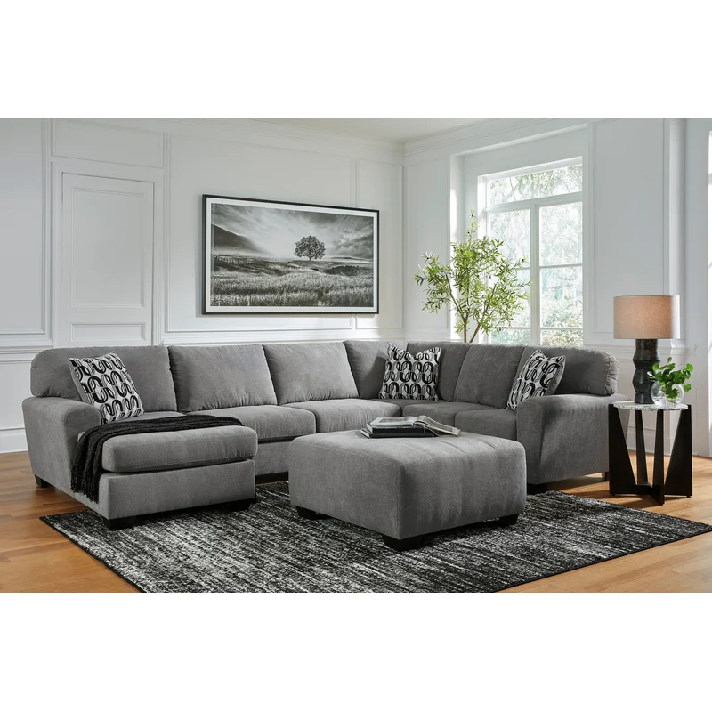 Birkdale Court 3-Piece Sectional with Chaise + Ottoman