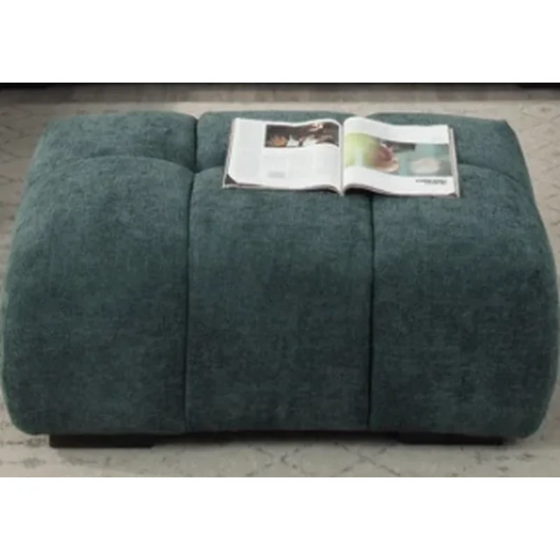 Zoey Home Ottoman in Dark Green