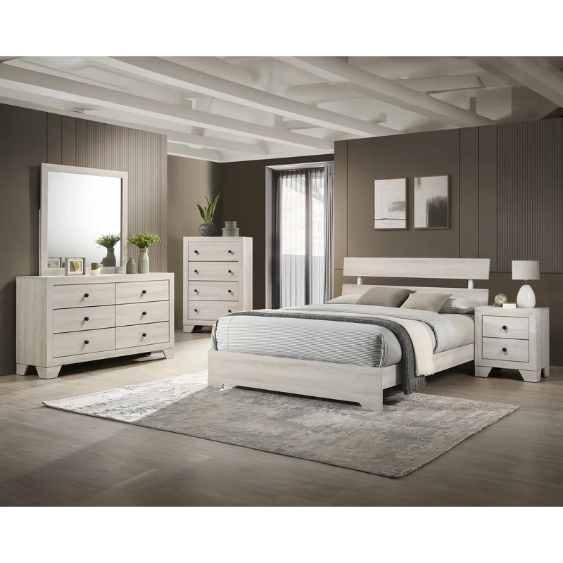 Atticus Dresser Mirror White