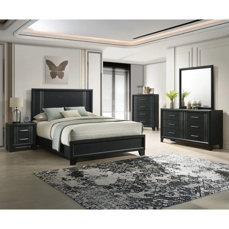 Charlie Dresser Mirror-Charcoal