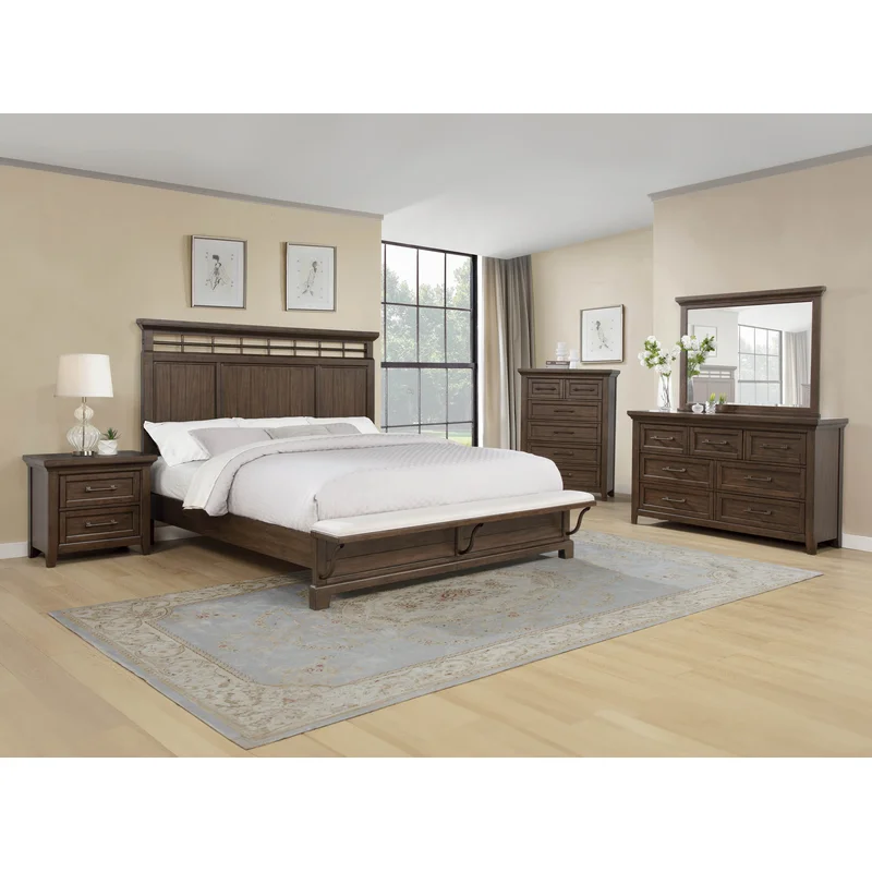 Beckett Bed Brown