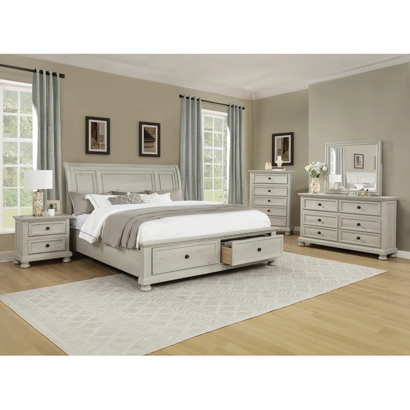 Claribelle Dresser Mirror-White