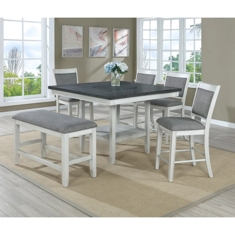 Fulton Counter Height Table Chalk Grey