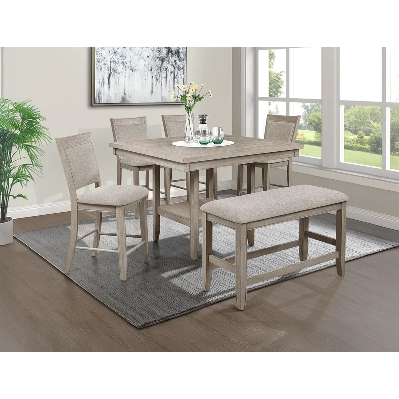 Fulton Counter Height Table White Oak