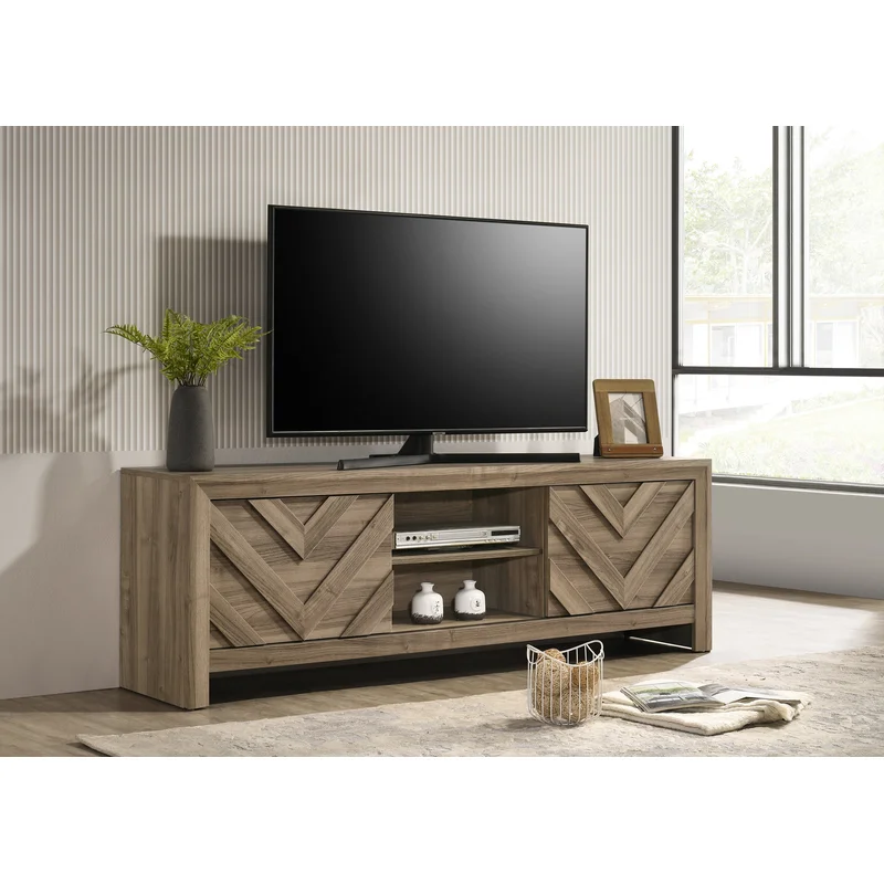 Valor Tv Stand-Light Brown