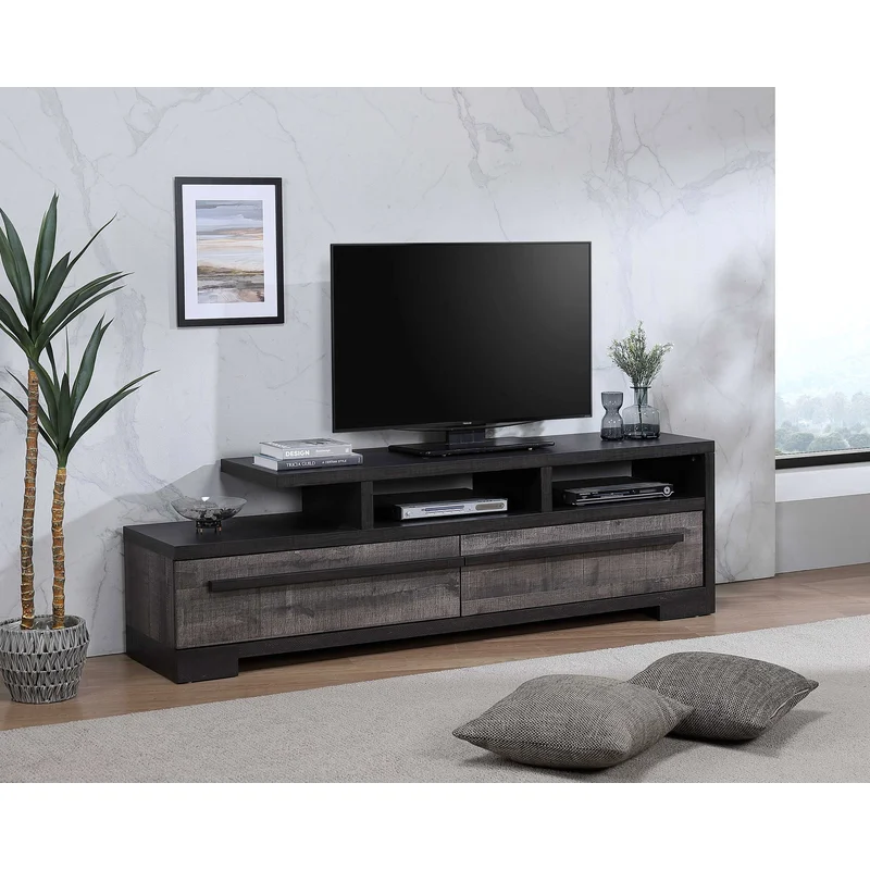 Remington Tv Stand Gray/Ebony