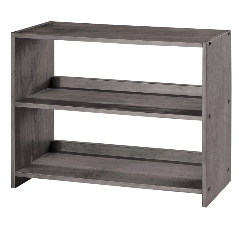 Louver Antique Grey Small Bookcase