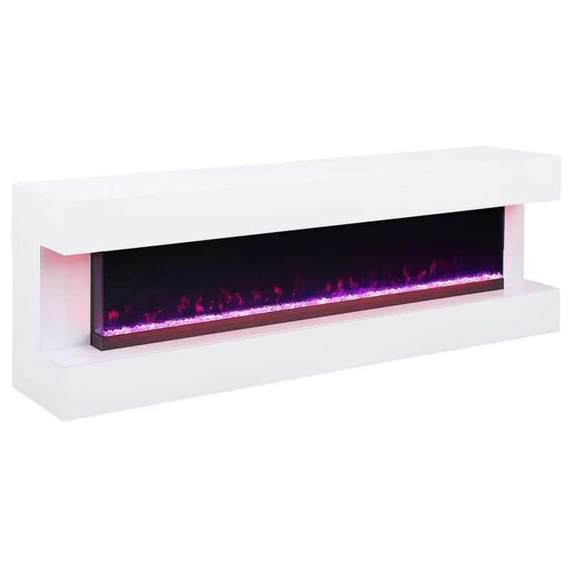 Vallerie 71" TV Stand with Fireplace