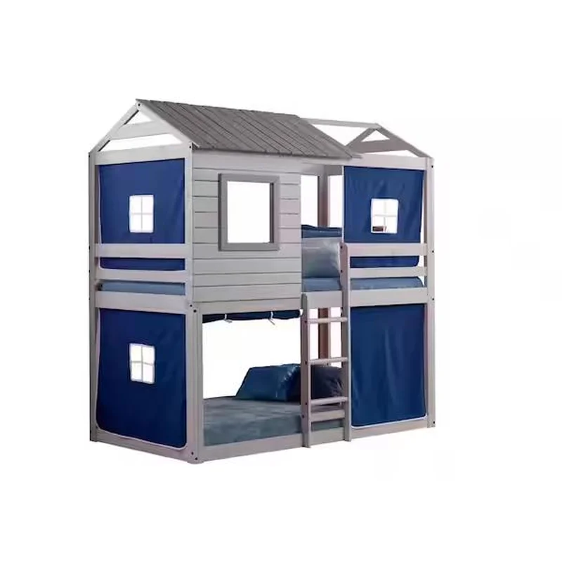 Deer Blind Blue Tent Fabric