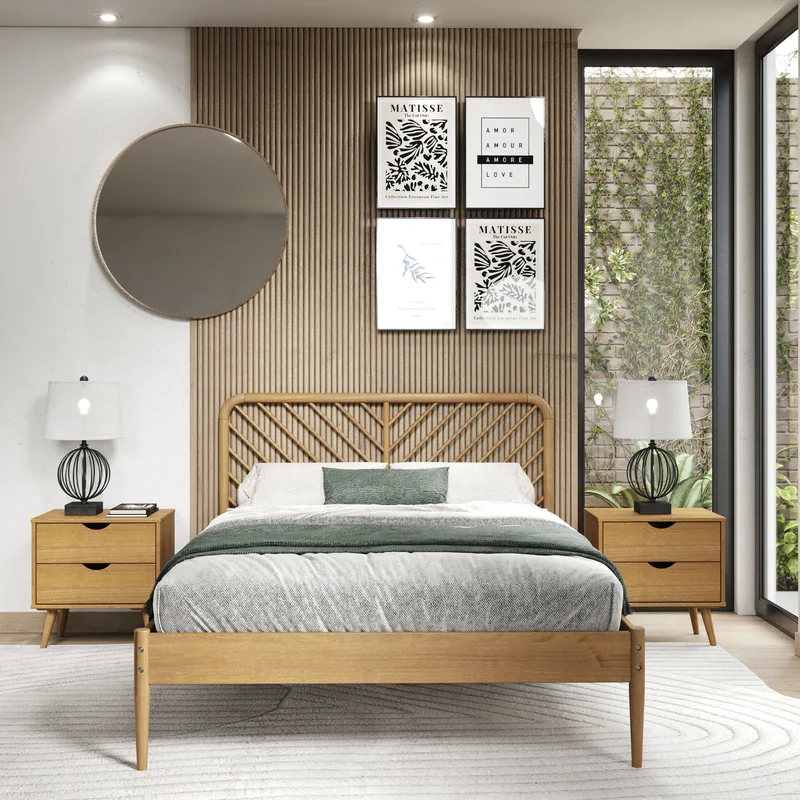 Diagonal Round Bedroom Set B