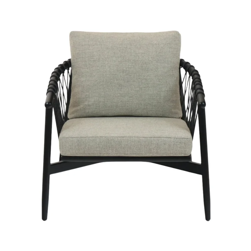 Mevcali Lounge Chair with Alpaca Boucle Upholstery