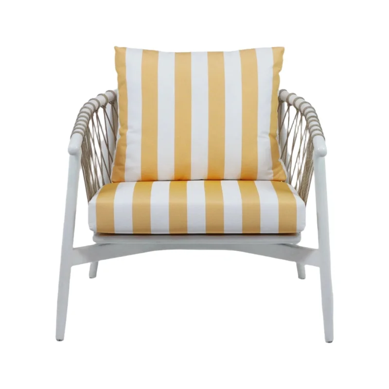 Mevcali Lounge Chair with Summer Stripe Upholstery