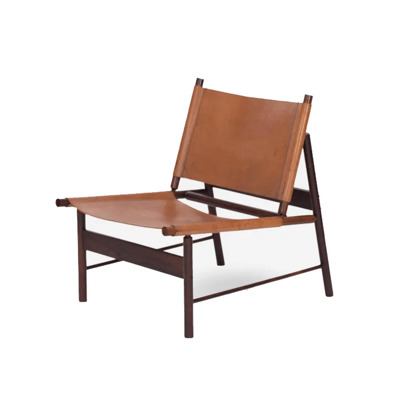 Swedish Stretch Chair in Dark Teak
