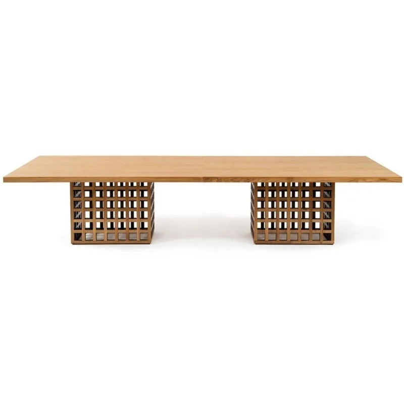 The Bee Hive Box Table in Oak Natural