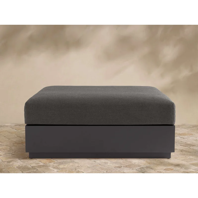 Bal Harbour Outdoor Aluminum Ottoman