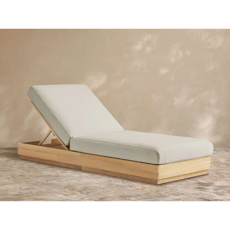 Bal Harbour Outdoor Teak Chaise