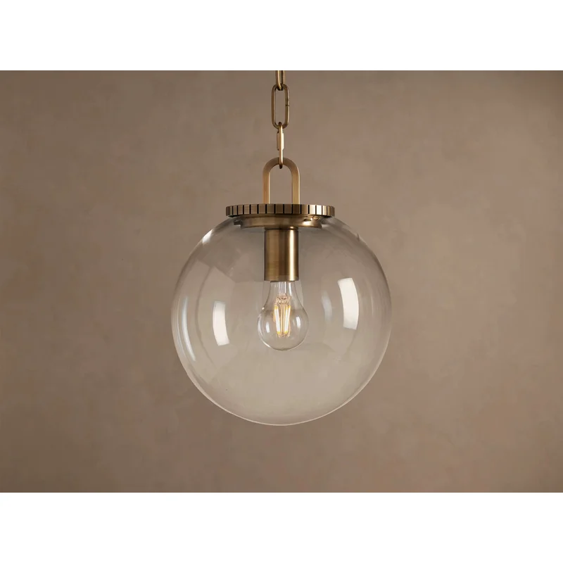 Wescott Globe Pendant with Chain
