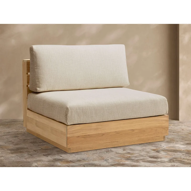 Bal Harbour Outdoor Teak Armless Chair