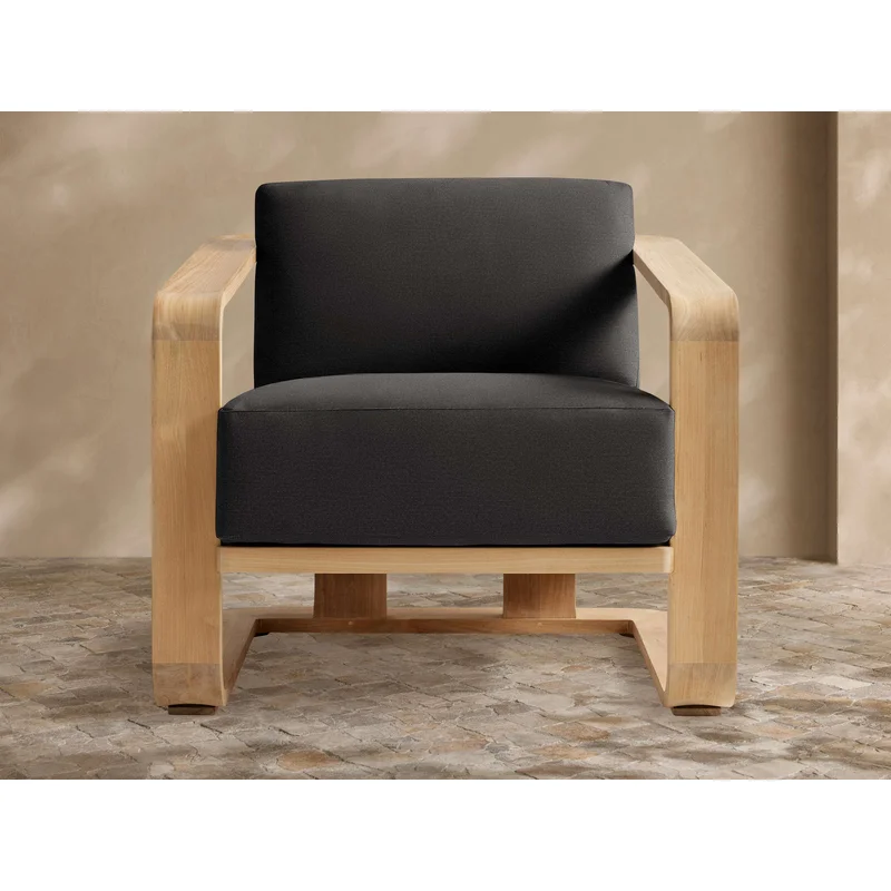 Sonoma Outdoor Lounge Chair in Rosemount Graphite