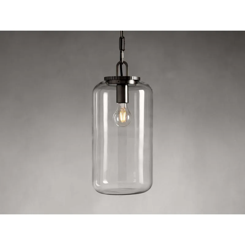 Wescott Cylinder Pendant with Bronze Chain