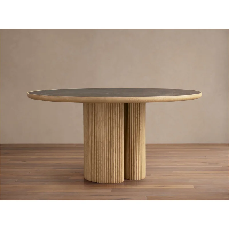 Astor Round Dining Table in Honey