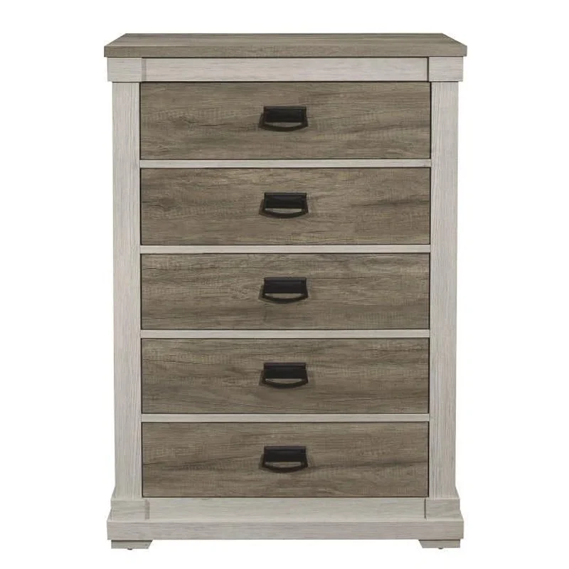 Arcadia Chest in White & Weathered Gray 1677-9