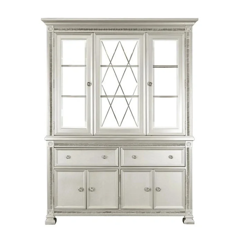 Bevelle Buffet with Hutch in Silver 1958-50-55