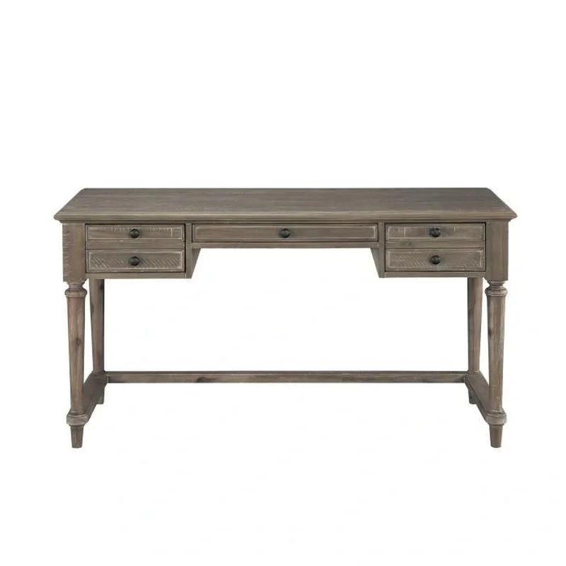 Cardano Writing Desk w/ 3 Working Drawers in Brown 1689BR-16