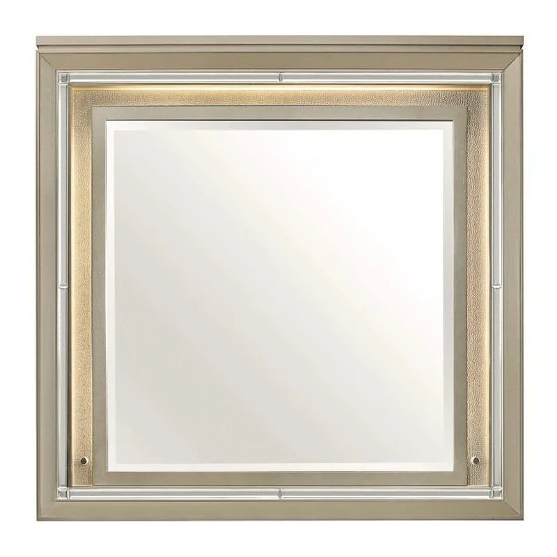 Youth Loudon Mirror in Champagne Metallic B1515-6