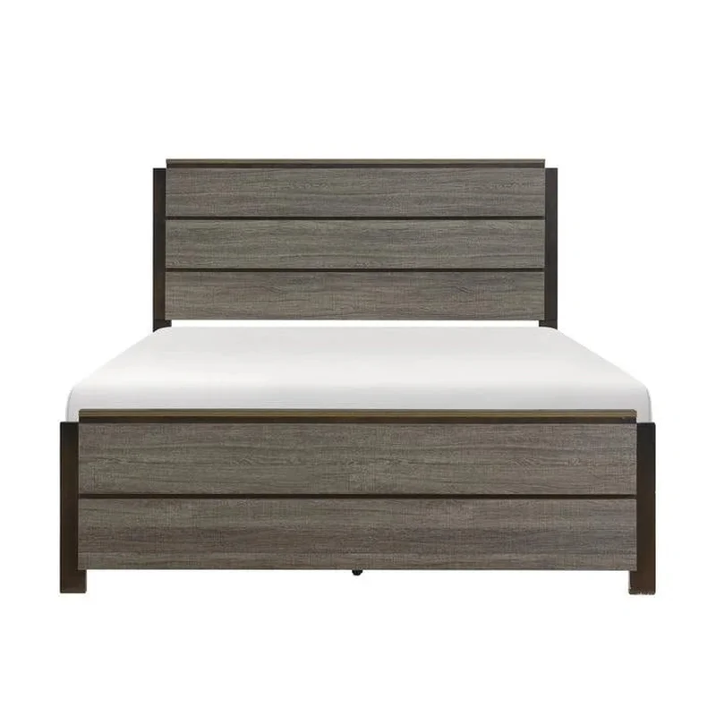 Vestavia Queen Panel Bed in Gray 1936-1