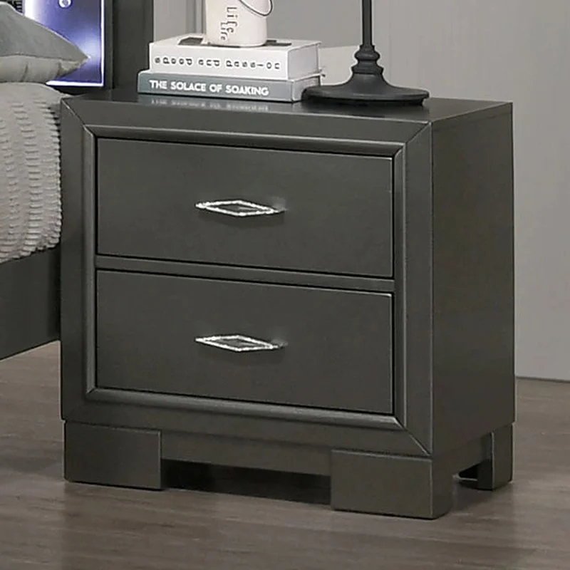 ALISON Night Stand Dark Walnut