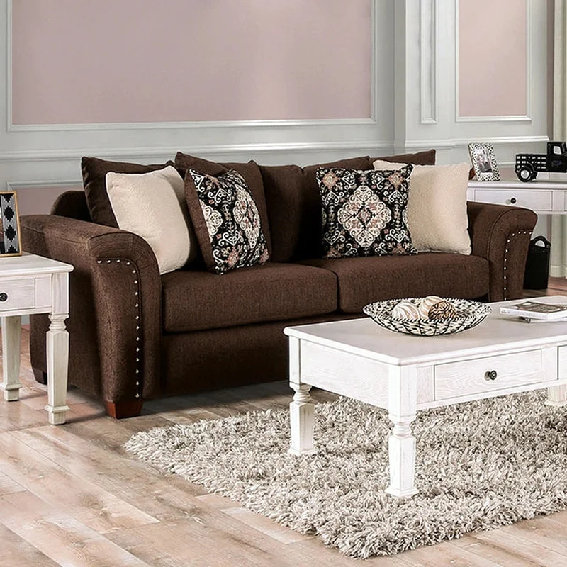 BELSIZE Sofa Chocolate/Tan
