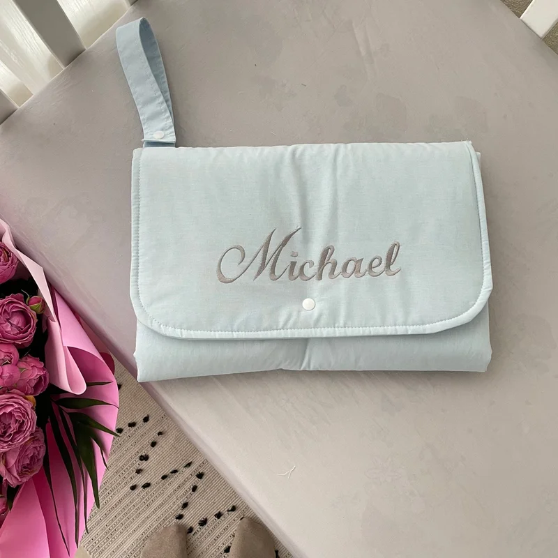 Baby changing pad for boy
